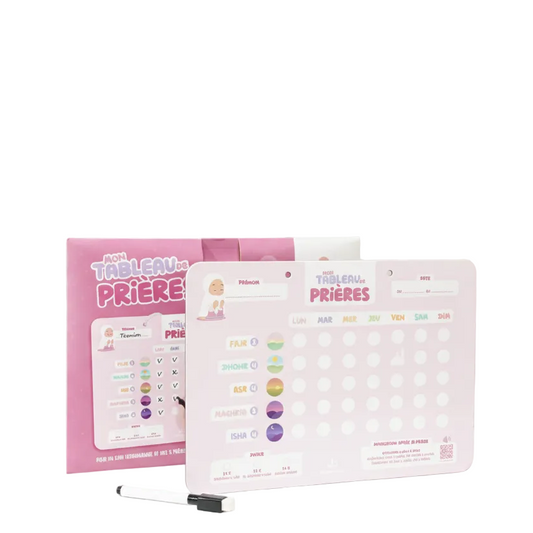 Mon tableau de prières (Rose)