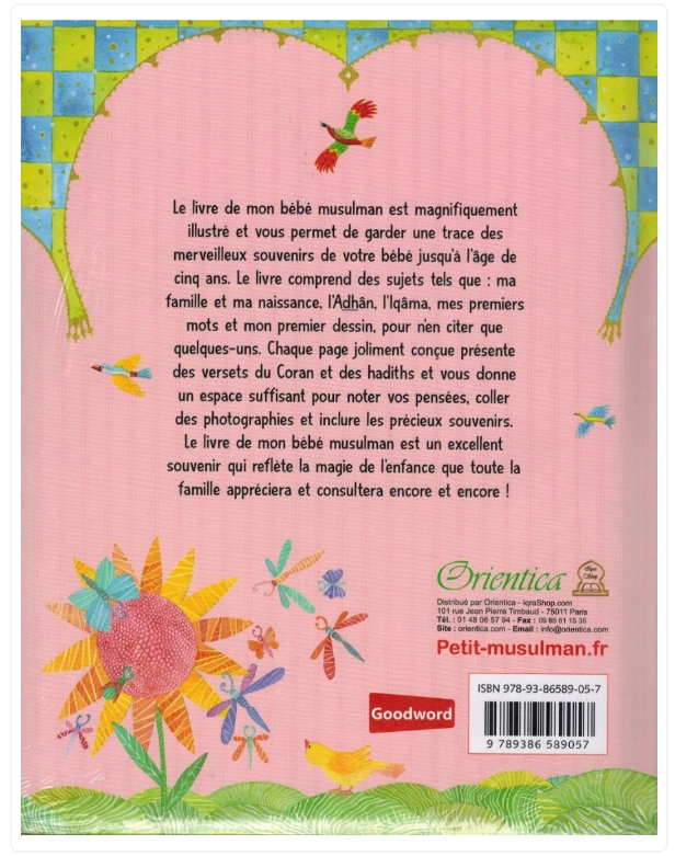 Le Livre de mon Bébé Musulman – Filles