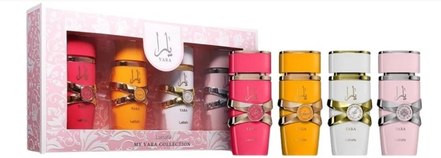 Coffret My Yara Collection 4 parfums 25ml – Lattafa