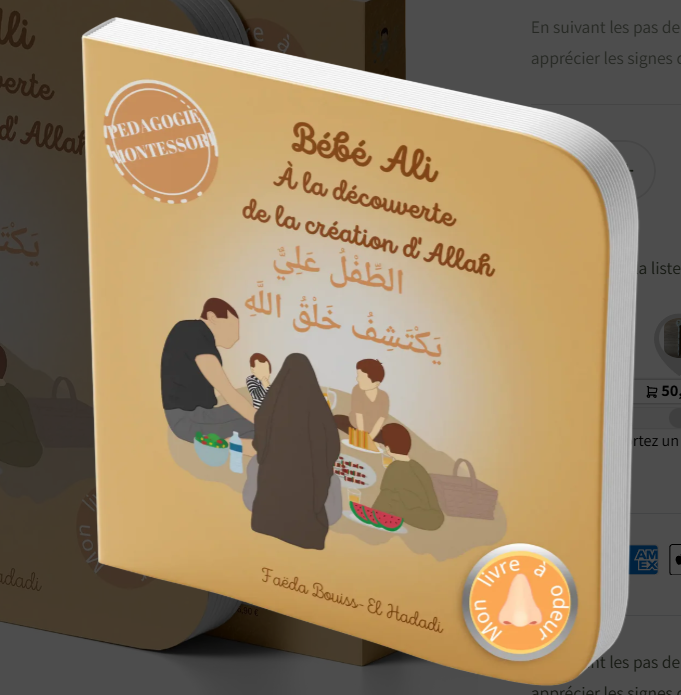 Bébé Ali à la découverte de la création d'Allah (Livre à odeurs)