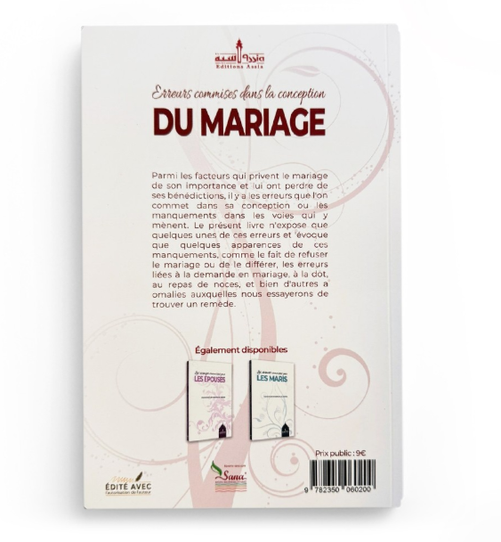 Erreurs commises dans la conception du mariage