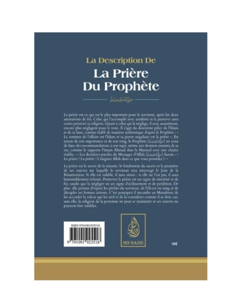 La description de la prière du Prophète