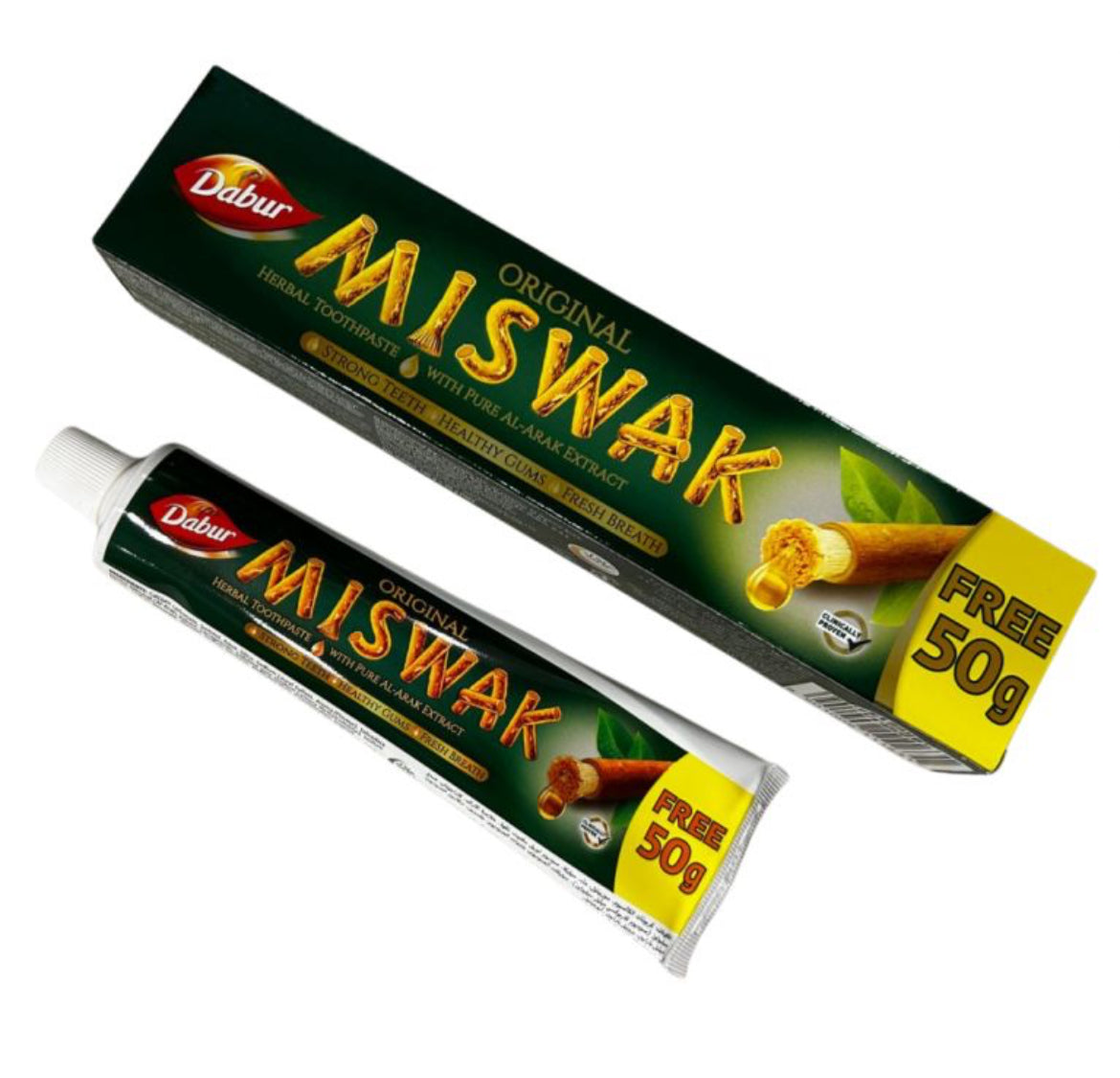Dentifrice Miswak (Siwak)120g + 50g gratuit