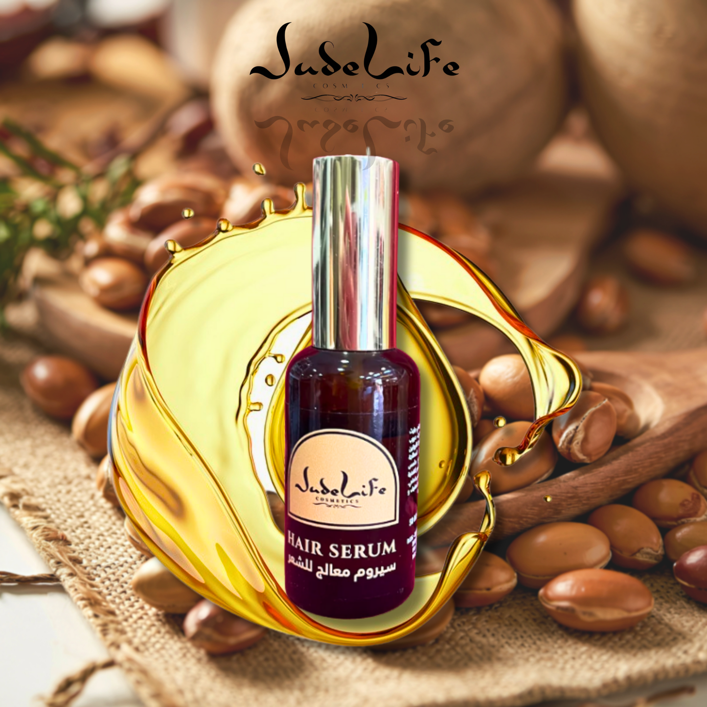Le Sérum Capillaire Marocain Judelife est un soin polyvalent conçu pour transformer votre routine capillaire. Formulé avec de l’huile d’argan biologique et du bêta-carotène, il offre une nutrition profonde tout en préservant la légèreté de vos cheveux.
