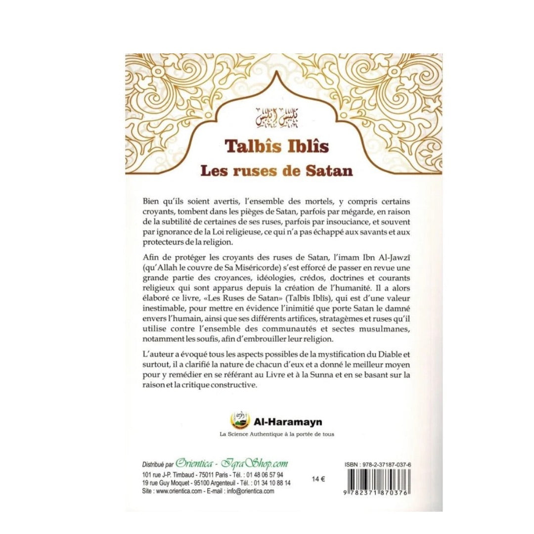 TALBIS IBLIS (LES RUSES DE SATAN) - IBN AL-JAWZI - AL HARAMAYN