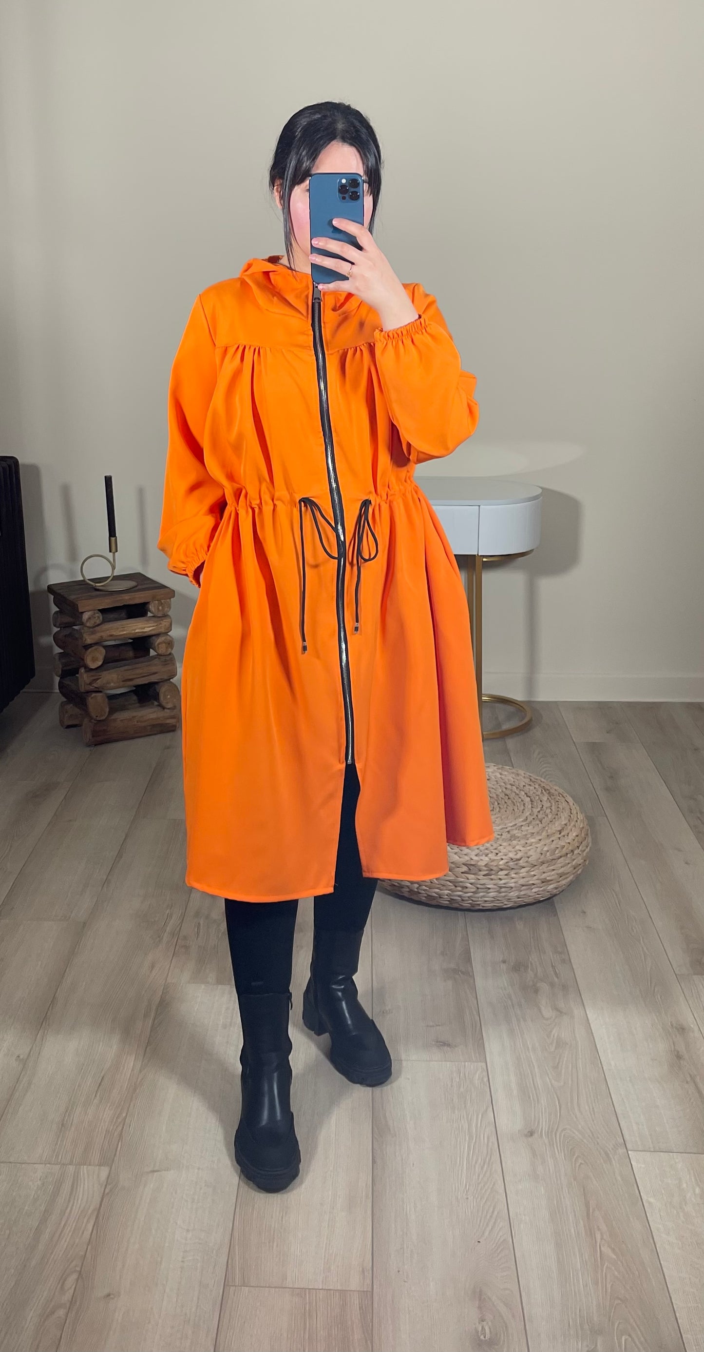 Robe sweat à zip