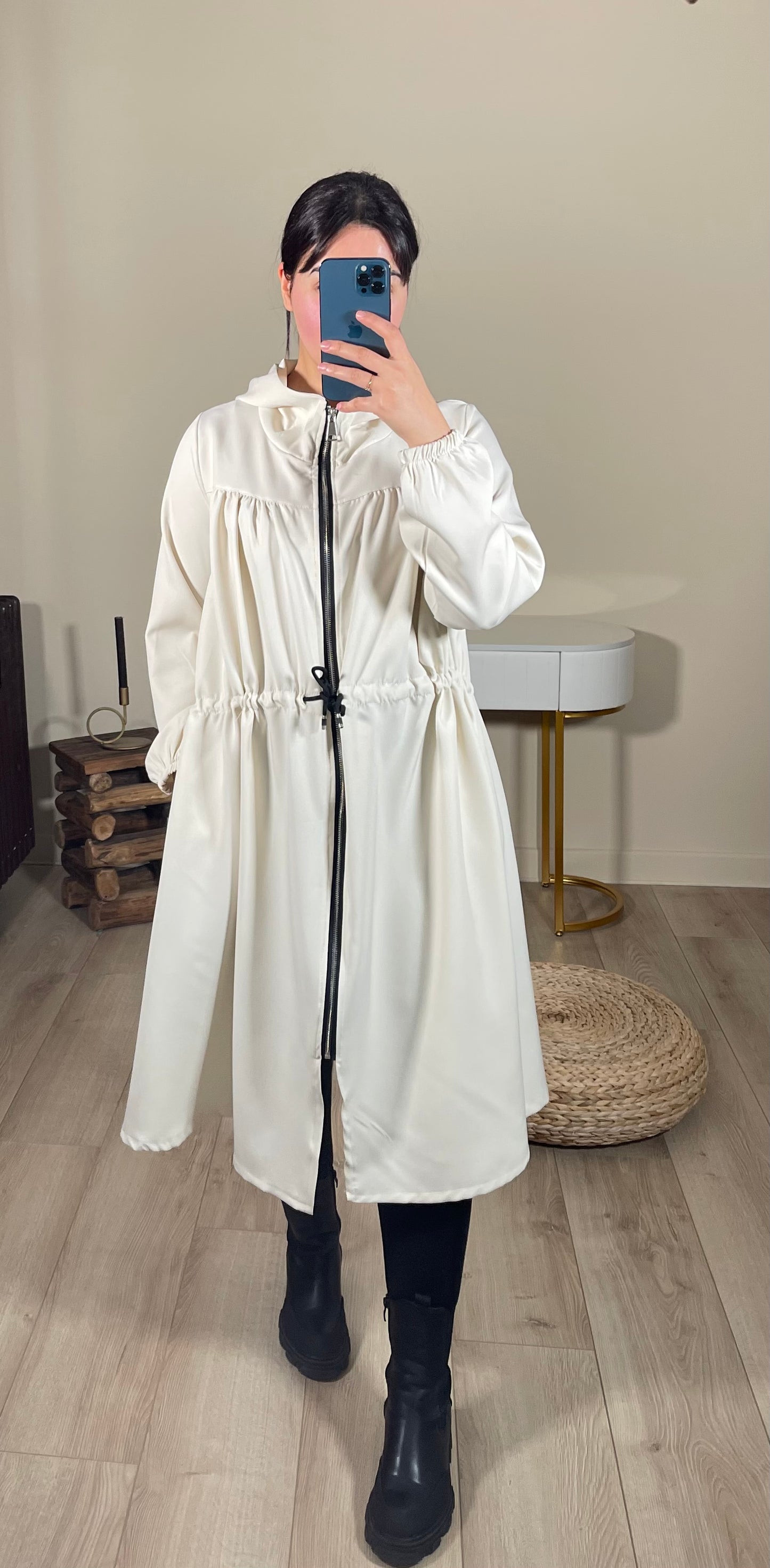 Robe sweat à zip
