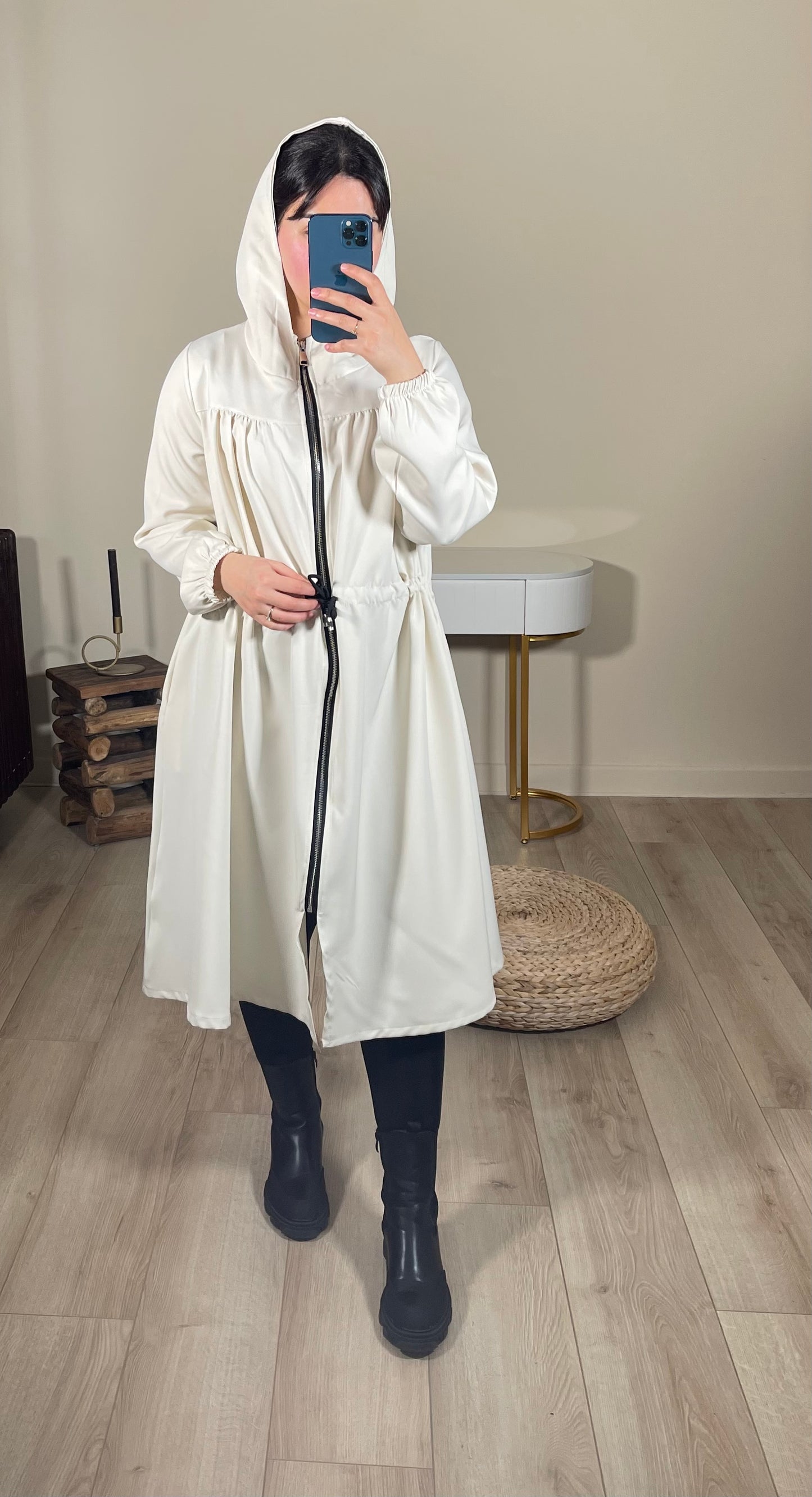 Robe sweat à zip