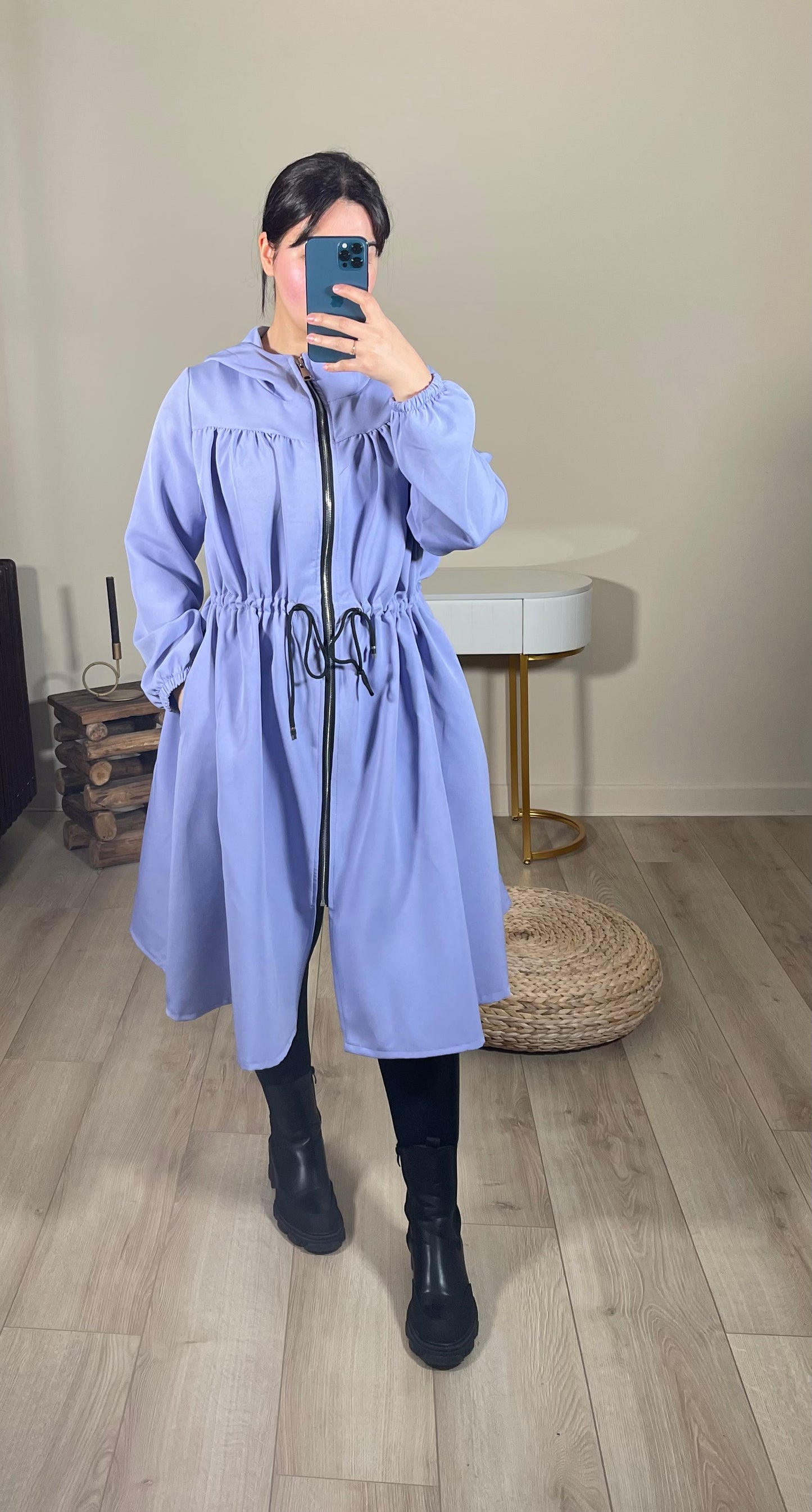 Robe sweat à zip