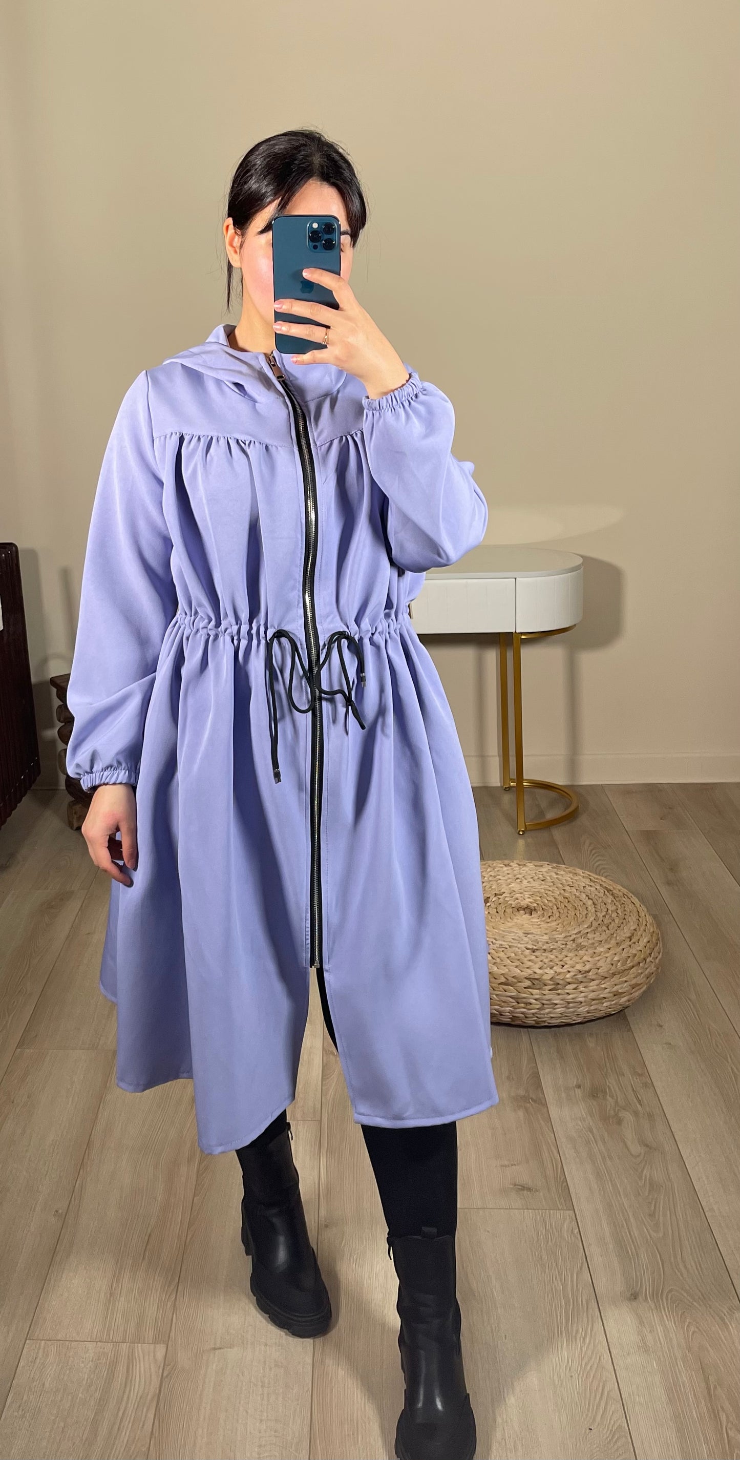 Robe sweat à zip