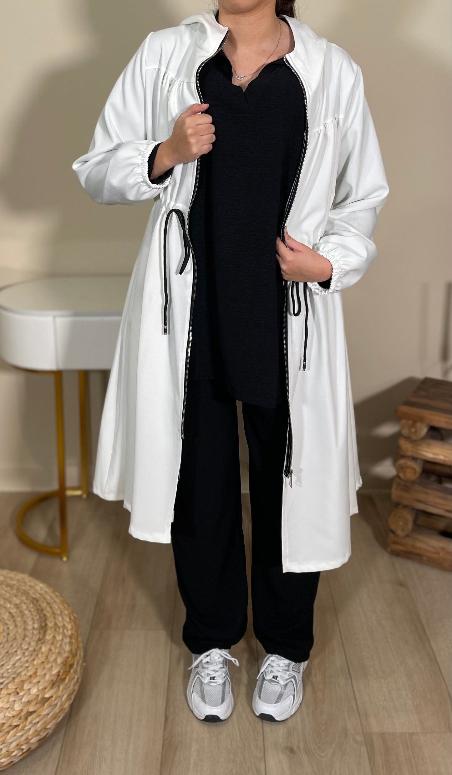 Robe sweat à zip
