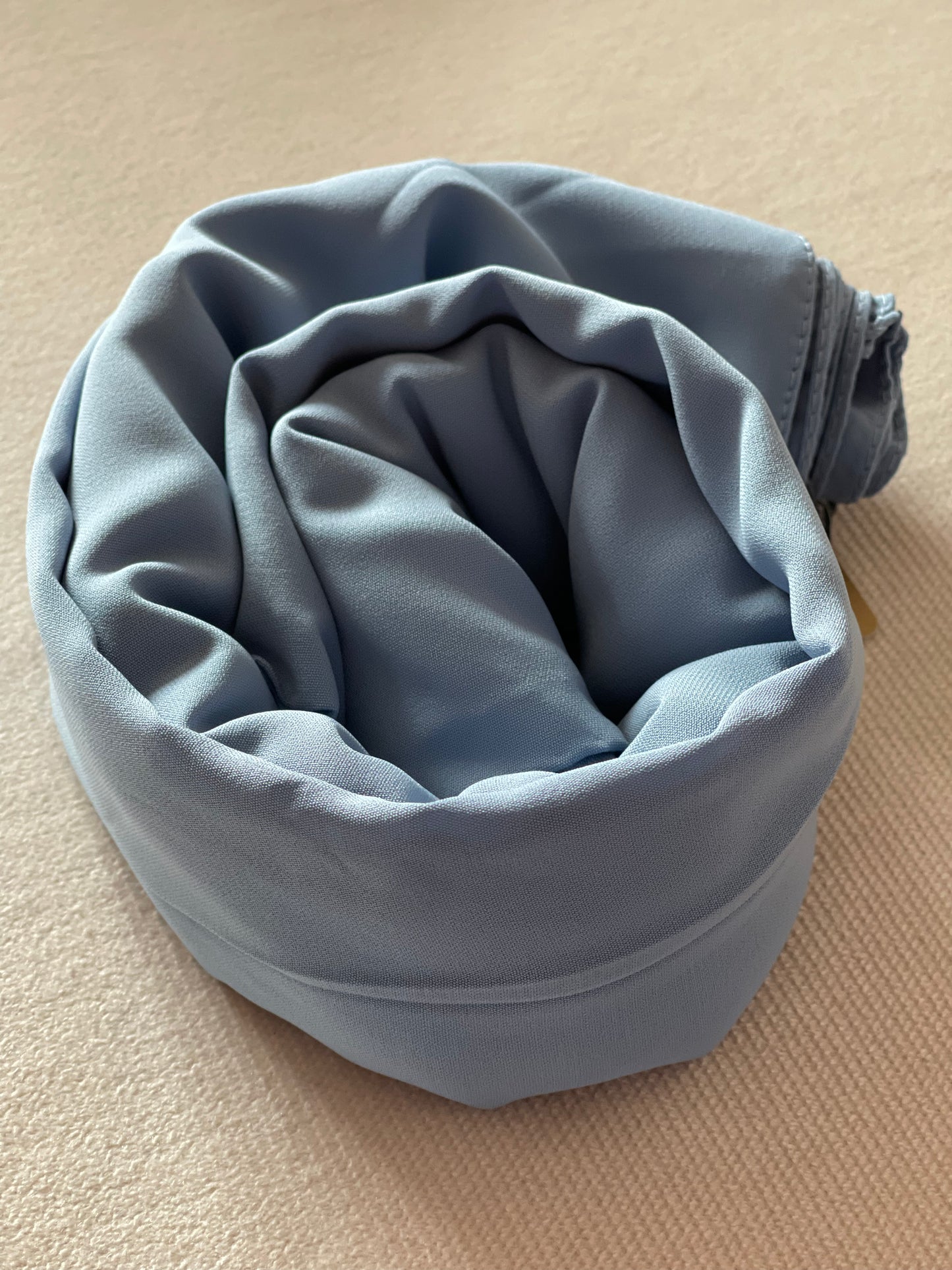 HIJAB- SOIE DE MEDINE- BLEU CIEL