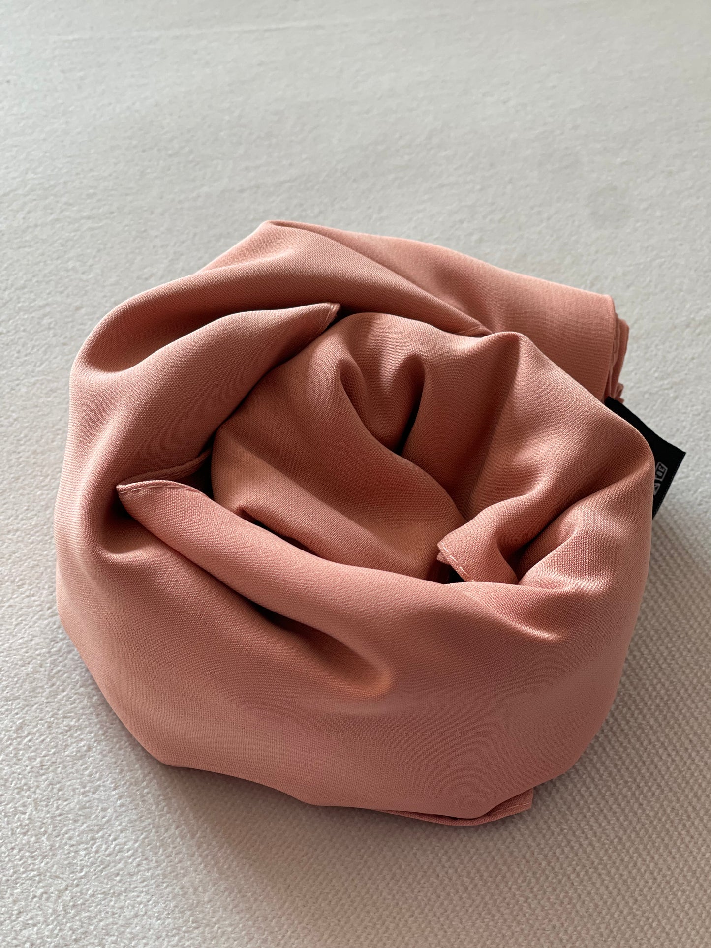 HIJAB- SOIE DE MEDINE- TERRACOTTA