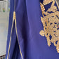 Caftan bleu royal