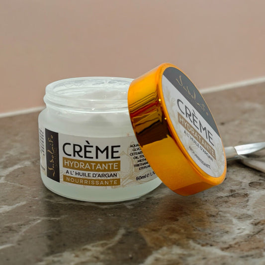 Crème hydratante argan - 50ml – Produit Premium Naturel & Qualité Supérieure