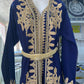 Caftan bleu royal