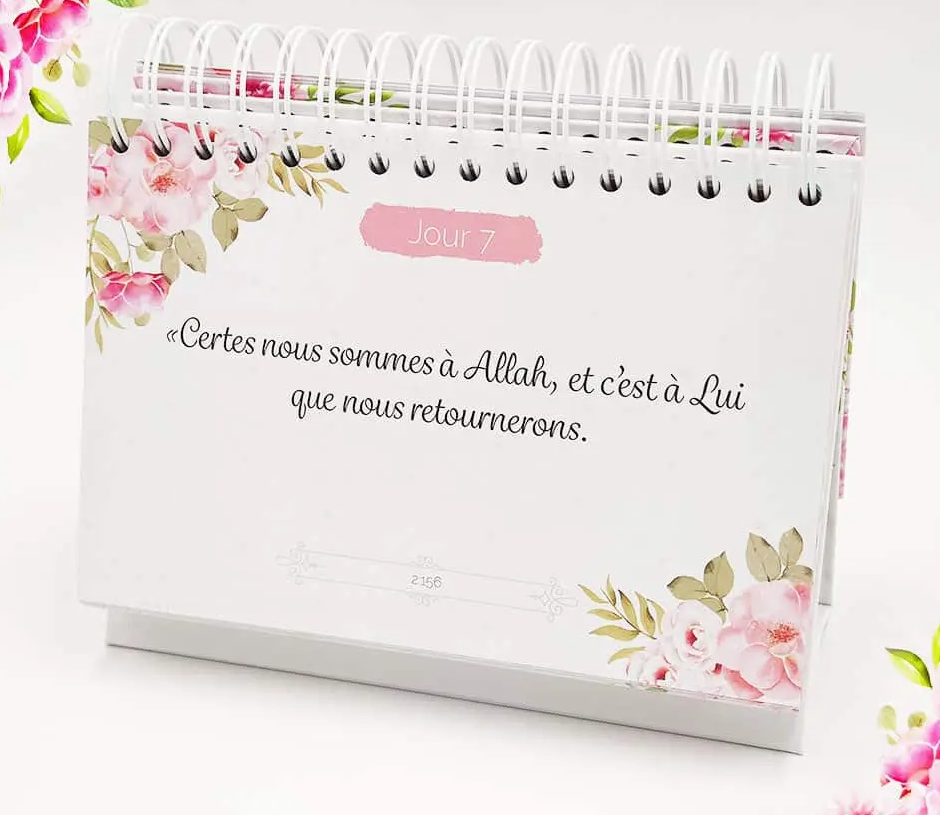 365 RAPPELS CORANIQUES - SOURCE D'INSPIRATION POUR TOUS LES JOURS DE L'ANNÉE - ROSE ET BLANC