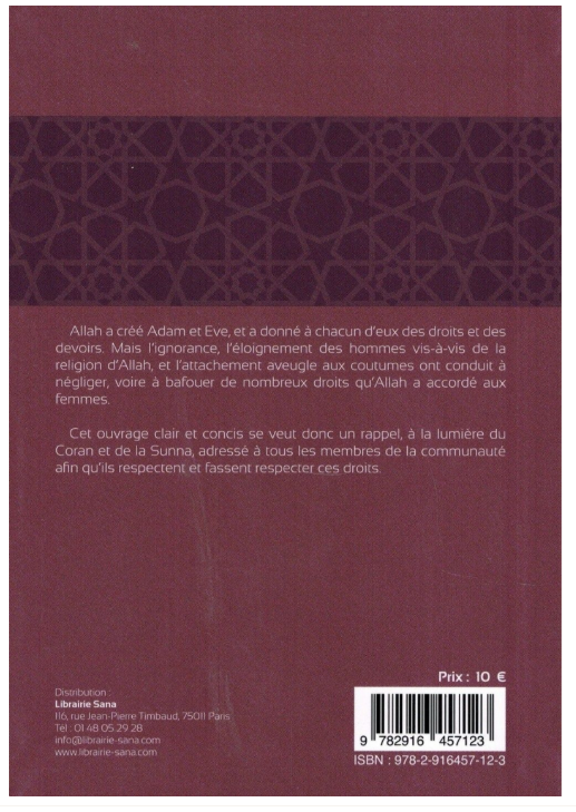 Les Droits Des Croyantes, De Umm Salamah Bint 'Alî Al-'Abbâsî (3ème Édition)