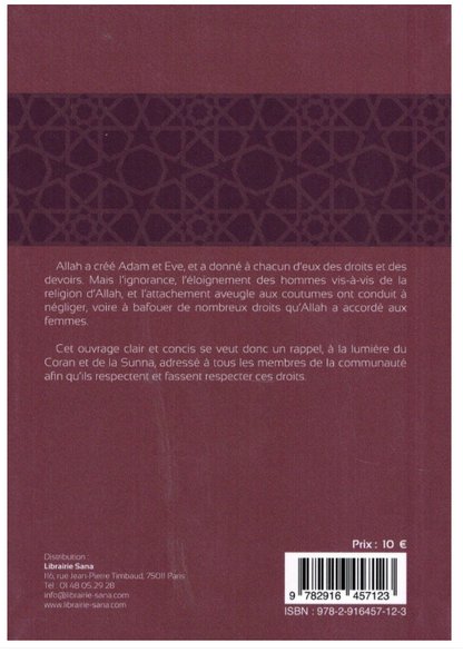 Les Droits Des Croyantes, De Umm Salamah Bint 'Alî Al-'Abbâsî (3ème Édition)