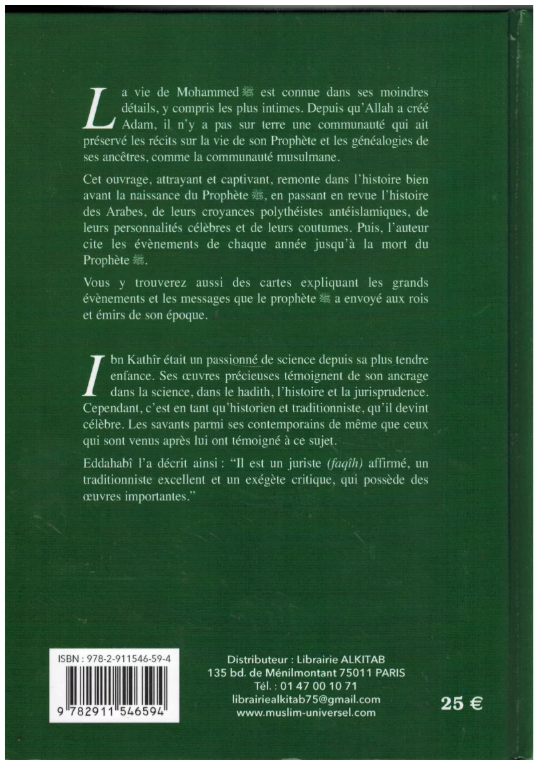 As-sîra les débuts de l'islam - Ibn Kathir - grand format - Universel