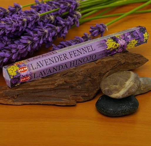 Encens HEM Lavande – Boîte 20 bâtonnets