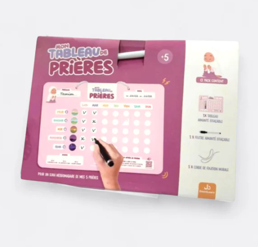 Mon tableau de prières (Rose)