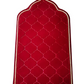 Tapis de prière de luxe doré pour adulte sous forme de mosquée (Mihrab) - Plusieurs couleurs disponibles