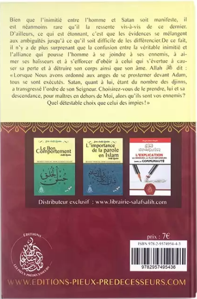 L'inimitié de Satan, de Cheikh Raslan (Français-Arabe)