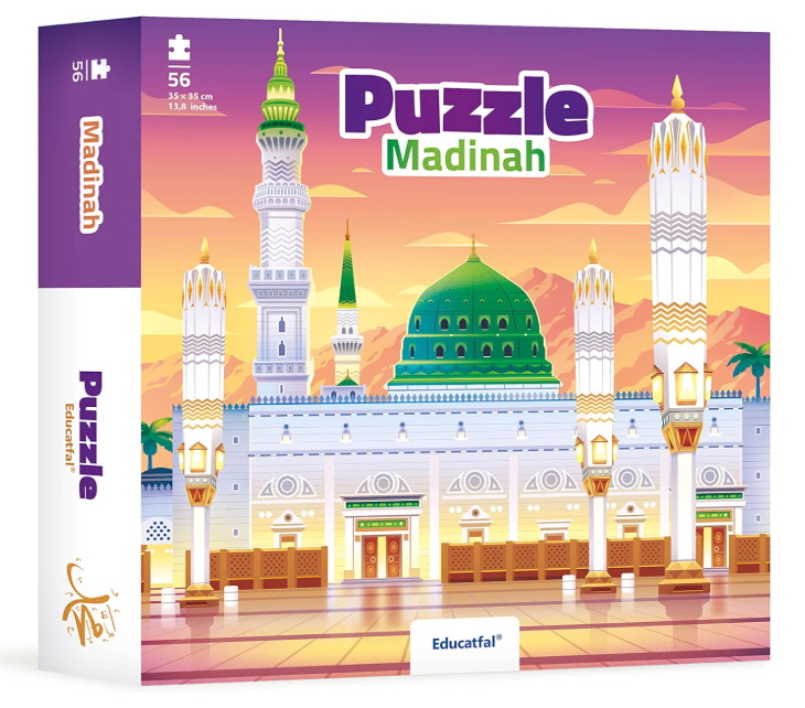Puzzle - Al Madinah Médine la Ville du prophète - Islam pour Enfants) Idée Cadeau