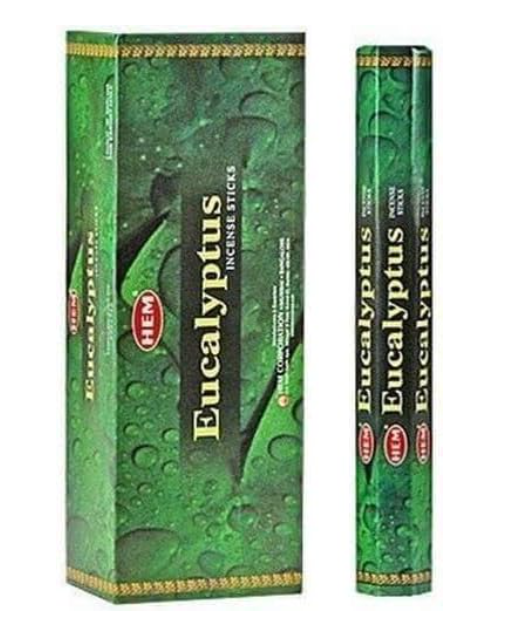Encens HEM Eucalyptus – Lot de 6 paquets