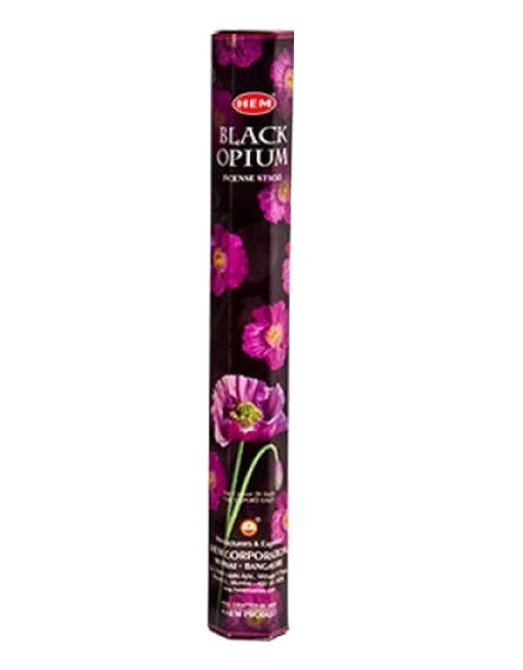 Encens HEM Opio Negro (Black Opium) – Boîte 20 bâtonnets