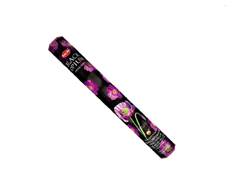 Encens HEM Opio Negro (Black Opium) – Boîte 20 bâtonnets