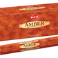 Encens HEM Amber – Boîte 20 bâtonnets