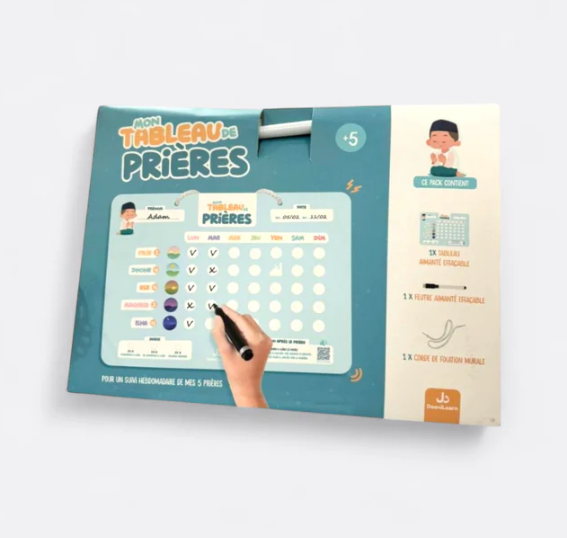 Mon tableau de prières (bleu)