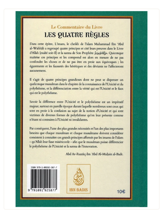 Le commentaire du Livre Les quatre règles