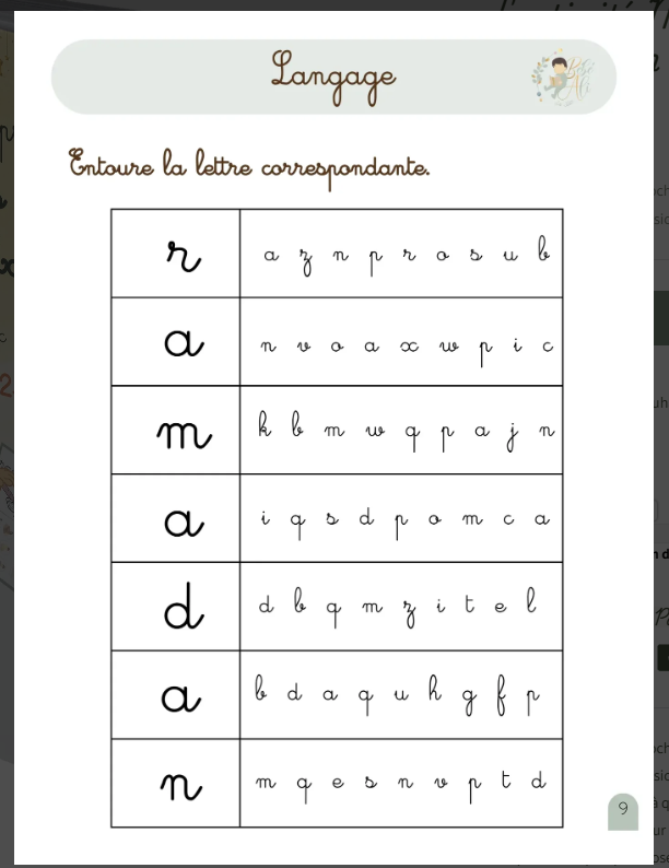 Mon tout premier cahier d'activité Montessori du Ramadan avec Bébé Ali