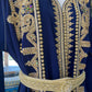Caftan bleu royal