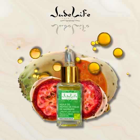 Huile de Pépins de Figue de Barbarie – 100% Pure, Naturelle & Pressée à Froid
Un élixir exceptionnel anti-âge, hydratant et réparateur pour la peau et les cheveux. Riche en vitamine E et acides gras essentiels.