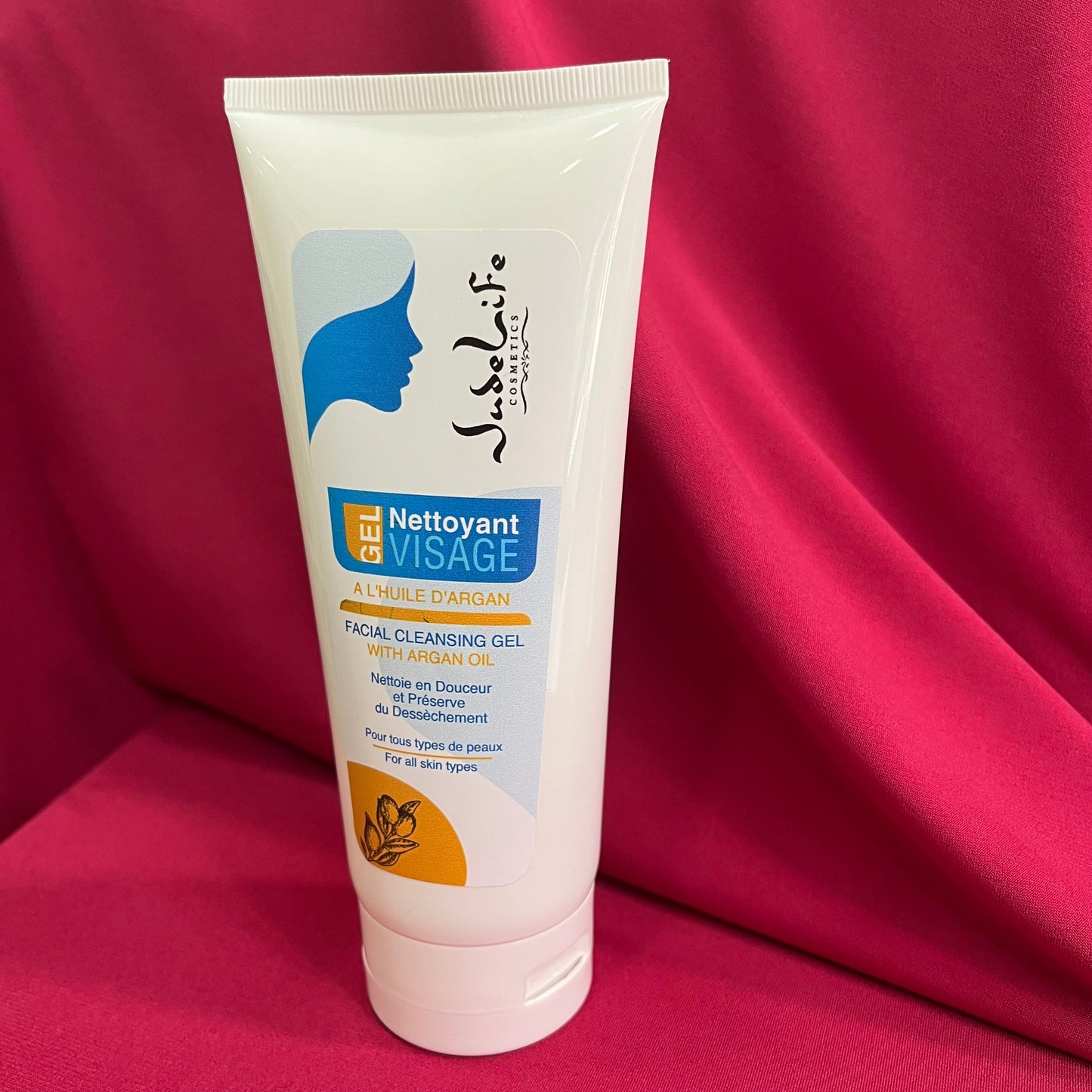 Gel Nettoyant Visage Judelife à l’huile d’argan – Produit Premium Naturel & Qualité Supérieure