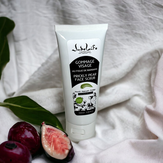 Gommage Visage à la Figue de Barbarie et Poudre de Café - 100ml – Produit Premium Naturel & Qualité Supérieure