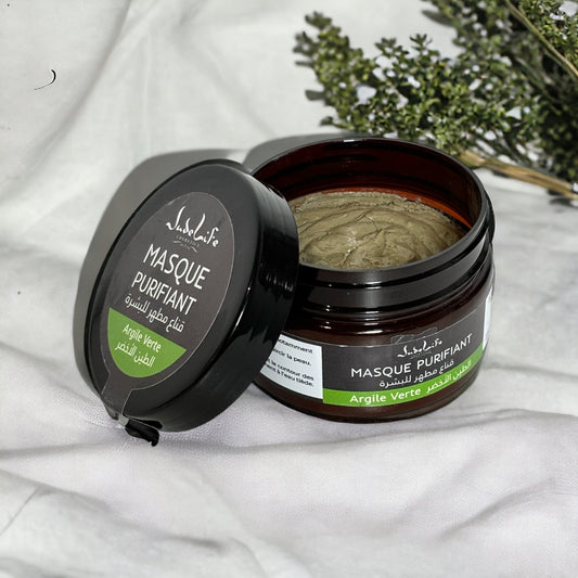 Masque Visage Purifiant à l'Argile Verte - 100g – Produit Premium Naturel & Qualité Supérieure