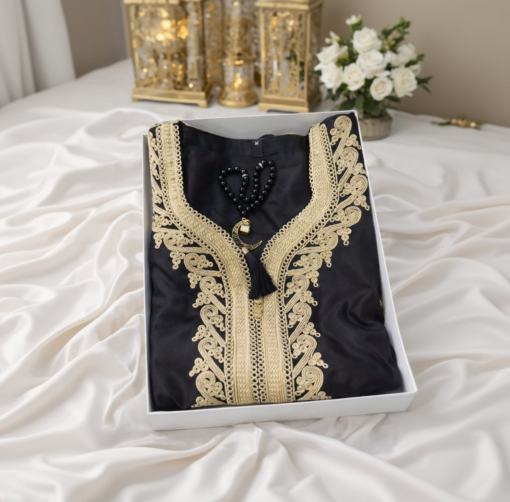 Coffret Qamis Homme – Tasbih Spécial Ramadan