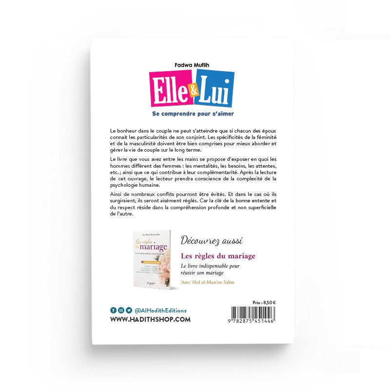 ELLE & LUI, SE COMPRENDRE POUR S'AIMER - FADWA MUFLIH - AL HADITH