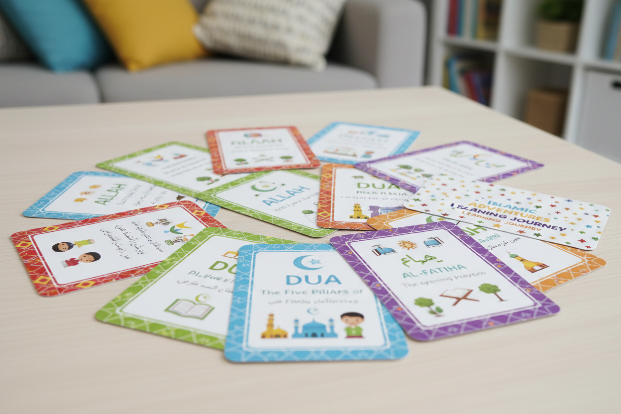 JEUX DE CARTES EDUCATIF ISLAM MULTI COULEUR