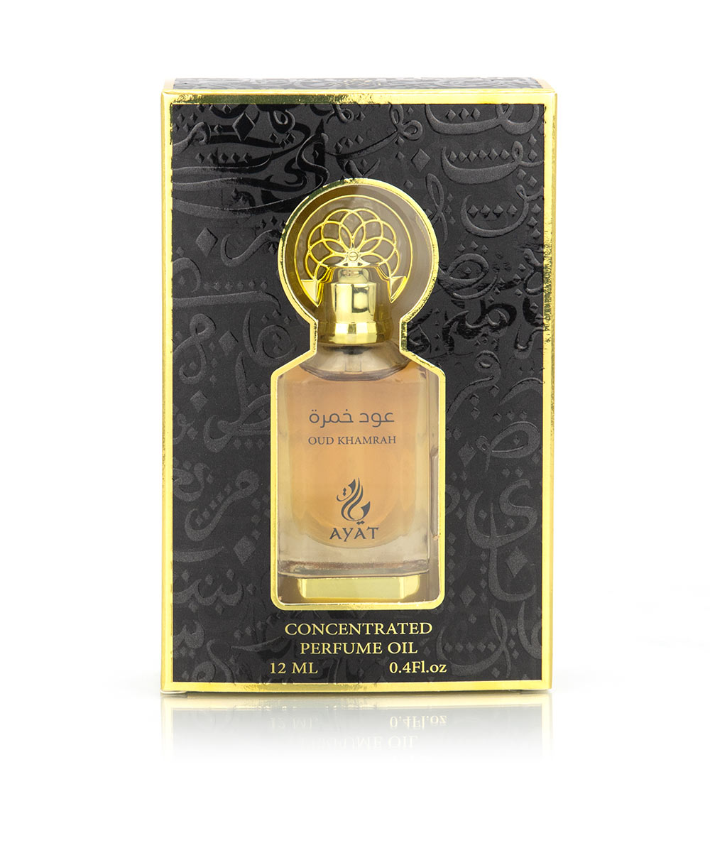 Huile Parfumée Oud Khamrah – Ayat Perfumes (12 ml)