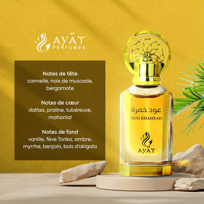 Huile Parfumée Oud Khamrah – Ayat Perfumes (12 ml)
