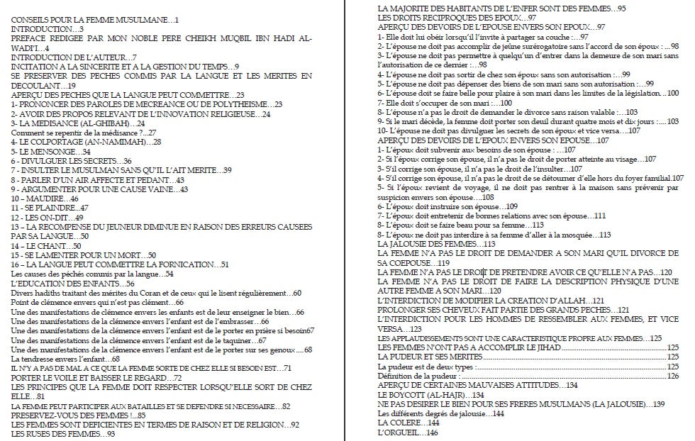 CONSEILS AUX FEMMES MUSULMANES SUIVI DE QUESTIONS - RÉPONSES - UMM 'ABDILLAH WAD'IYYA - DAR AL MUSLIM