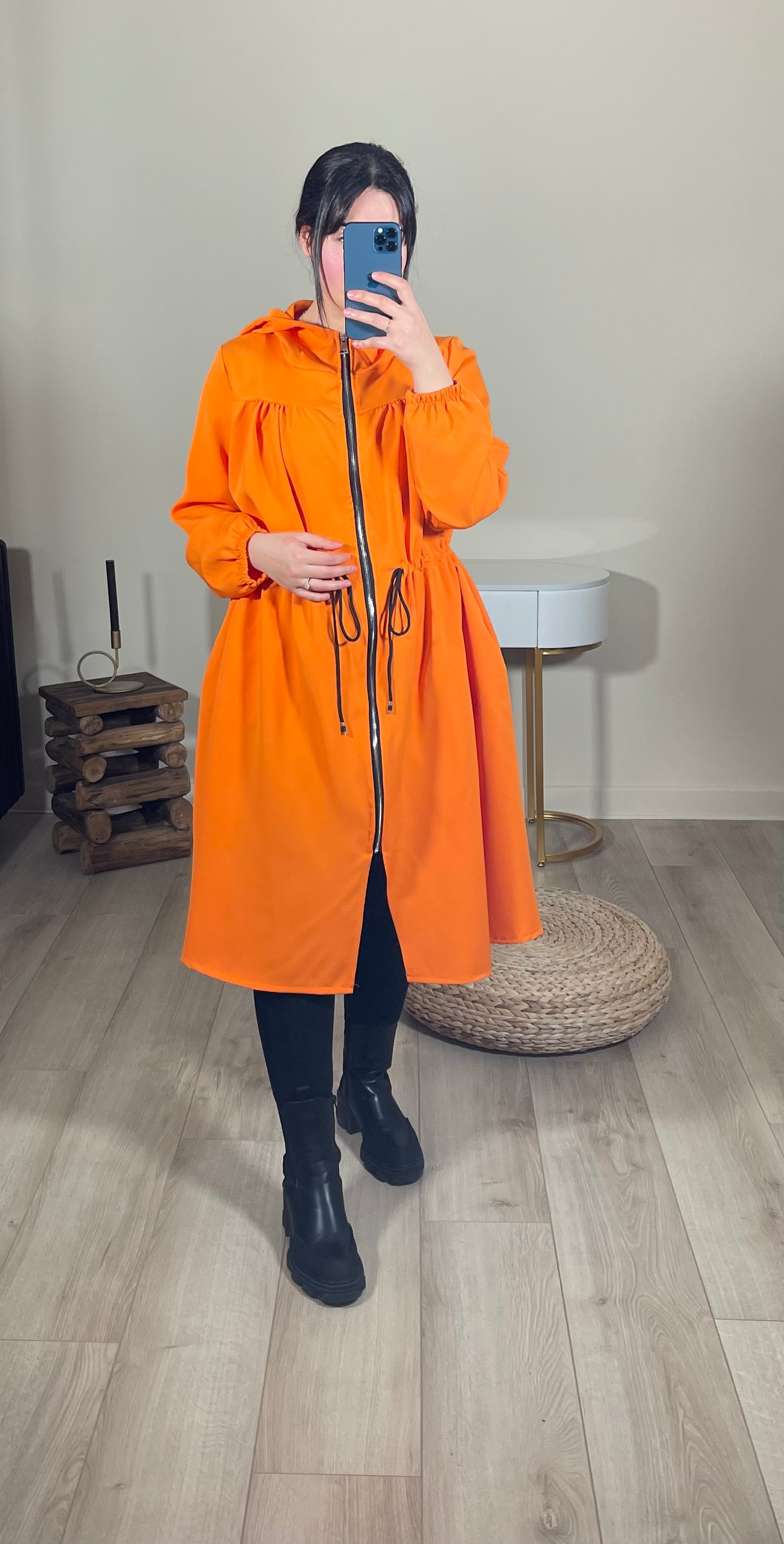 Robe sweat à zip
