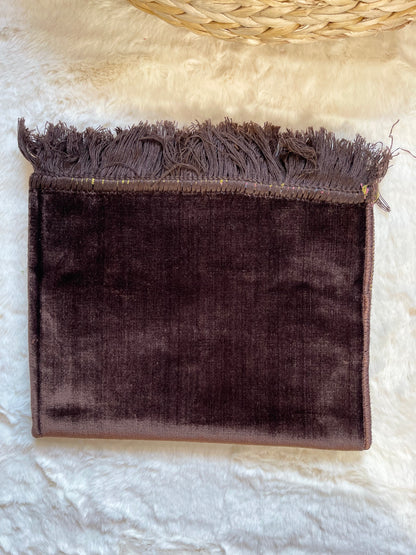 TAPIS DE PRIÈRE ADULTE ÉPAIS couleur Unie