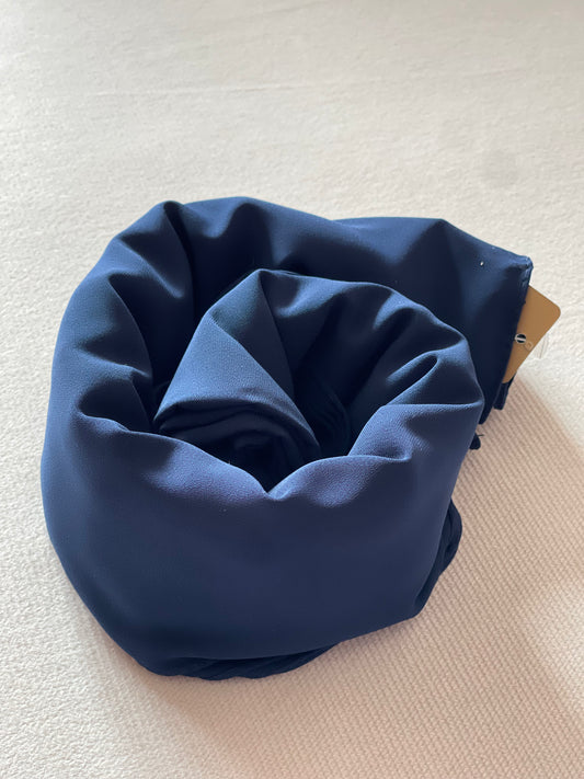 HIJAB- SOIE DE MEDINE- BLEU MARINE